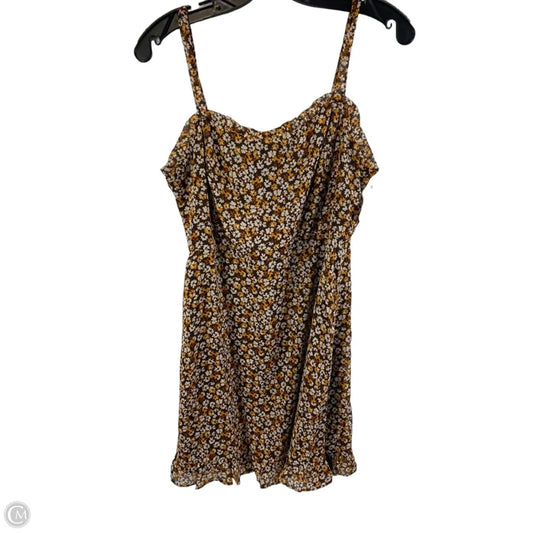 Dress Casual Short By Lush In Brown, Size: M