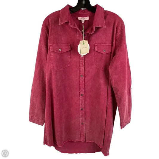 Dress Casual Short By Umgee In Pink, Size: Xl