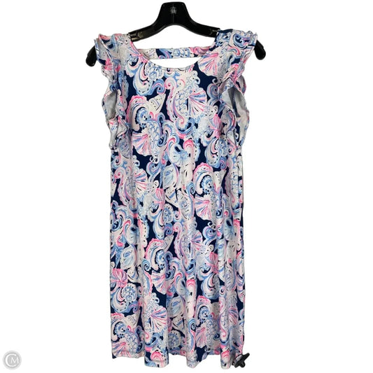 Dress Designer By Lilly Pulitzer In Blue & Pink, Size: Xxs