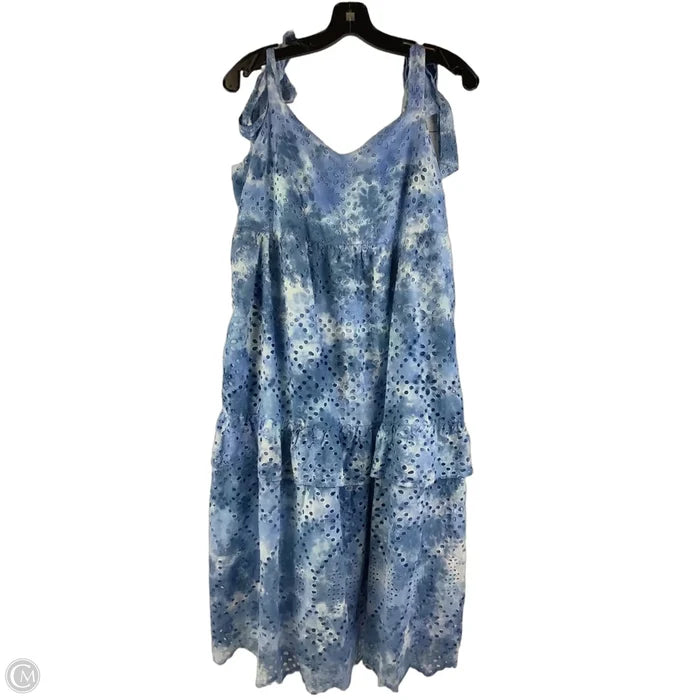 Dress Party Short By Crown And Ivy In Blue & White, Size: 10