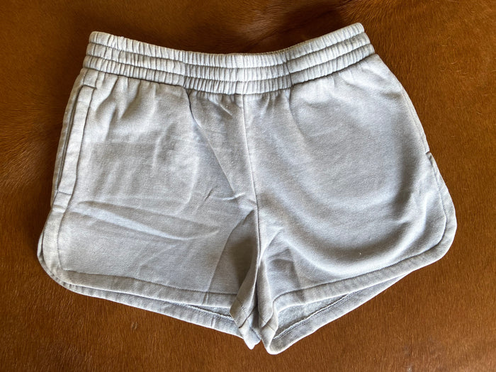 Edna's Acid Wash Shorts ~ Sleet Gray - Deer Creek Mercantile