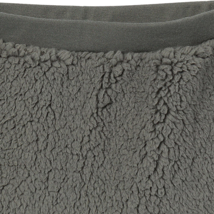 2-Piece Baby Boys Dark Green Sherpa Drop Shoulder Top & Pants
