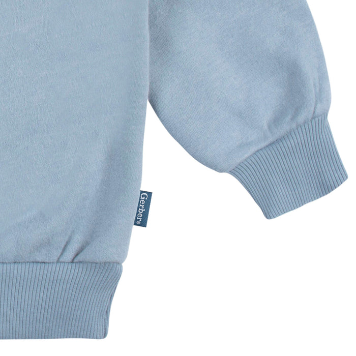 2-Piece Baby & Toddler Boys Blue Fleece Set