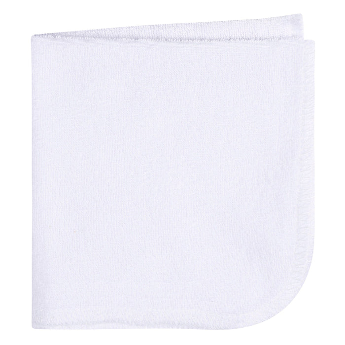 4-Piece Baby Boys Charcoal Dino Towel & Washcloths