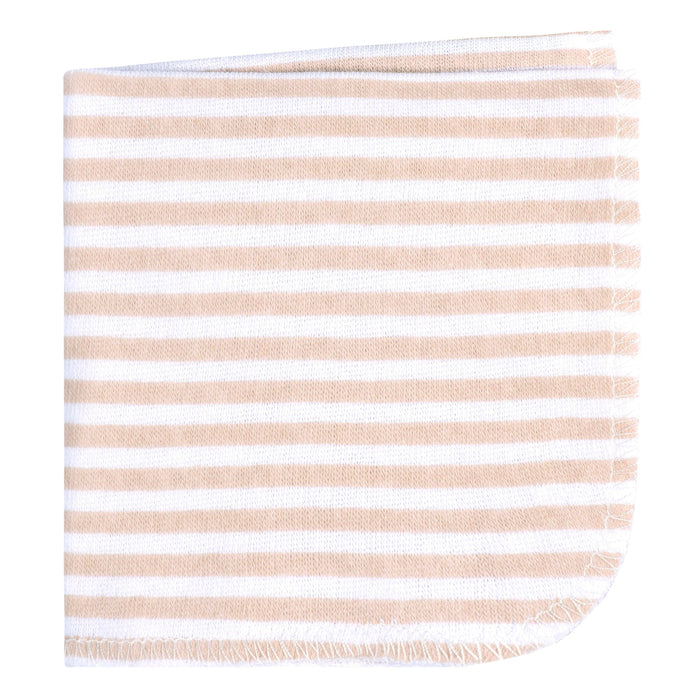 4-Piece Baby Boys Brown Lion Towel & Washcloths