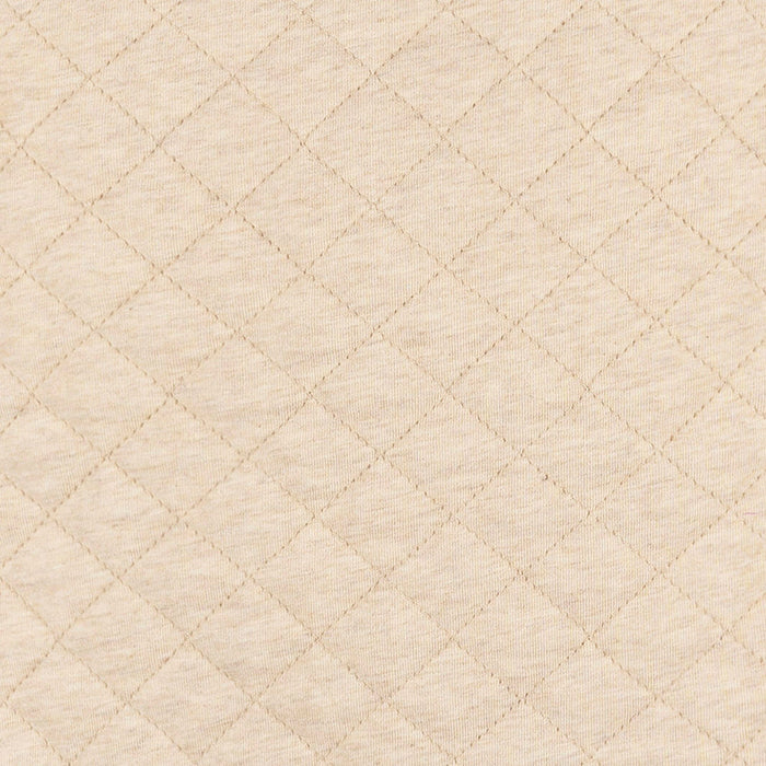 Baby Neutral Oatmeal Heather Quilted Wearable Blanket