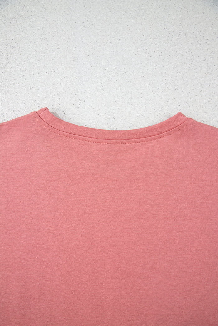 Ensemble 2 pièces t-shirt court et jupe-short taille haute
