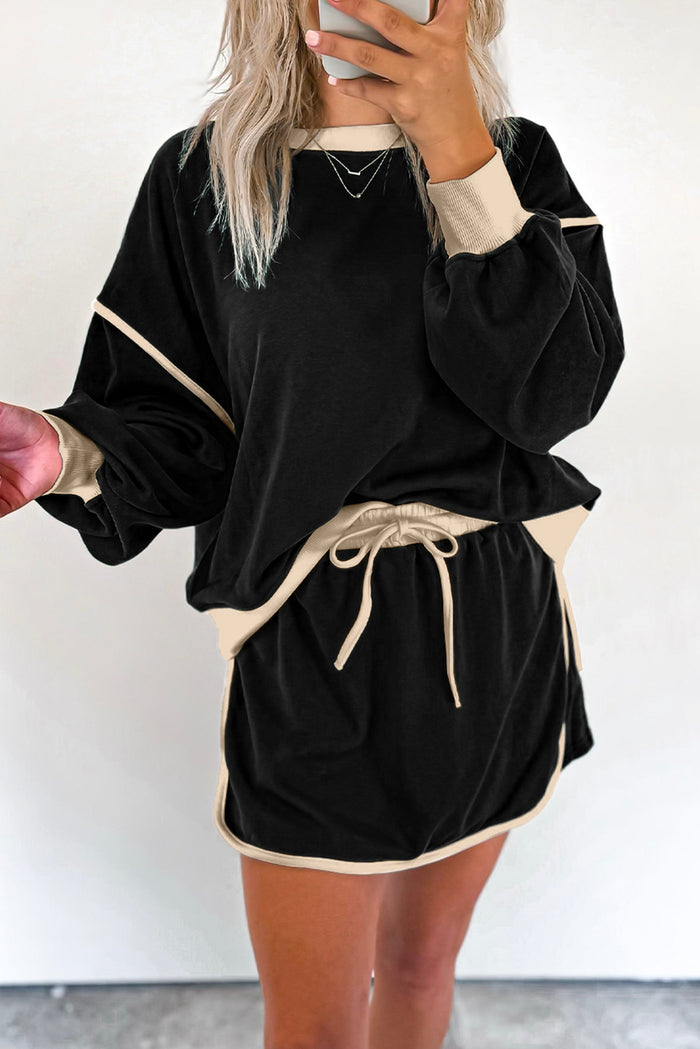 Ensemble pull ample contrasté *-A WOMAN WE LOVE