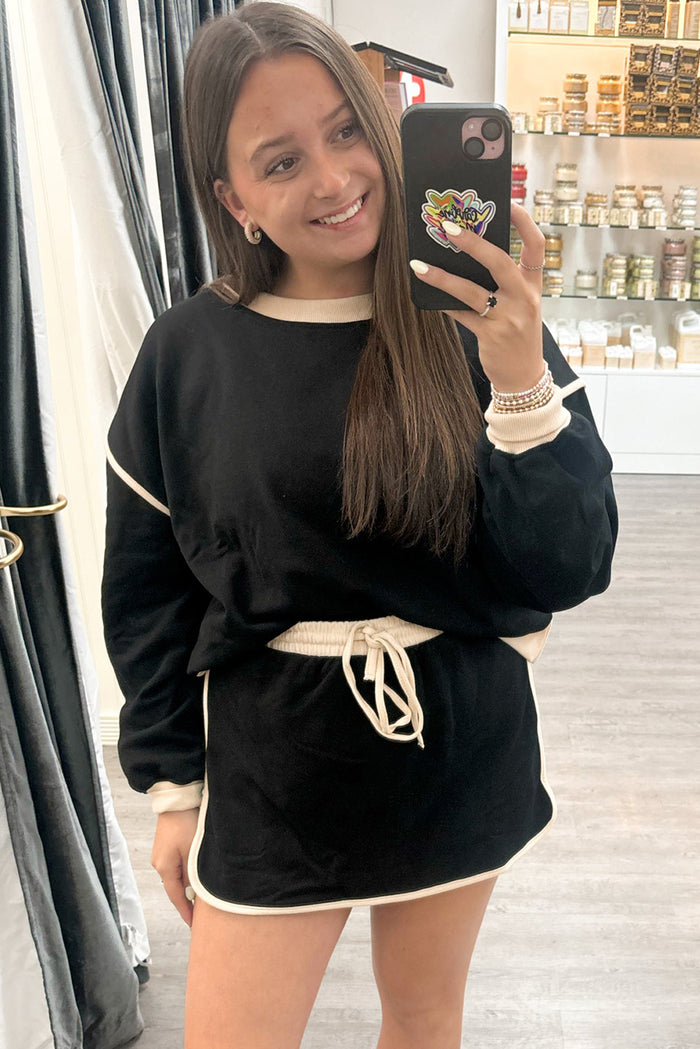 Ensemble pull ample contrasté *-A WOMAN WE LOVE