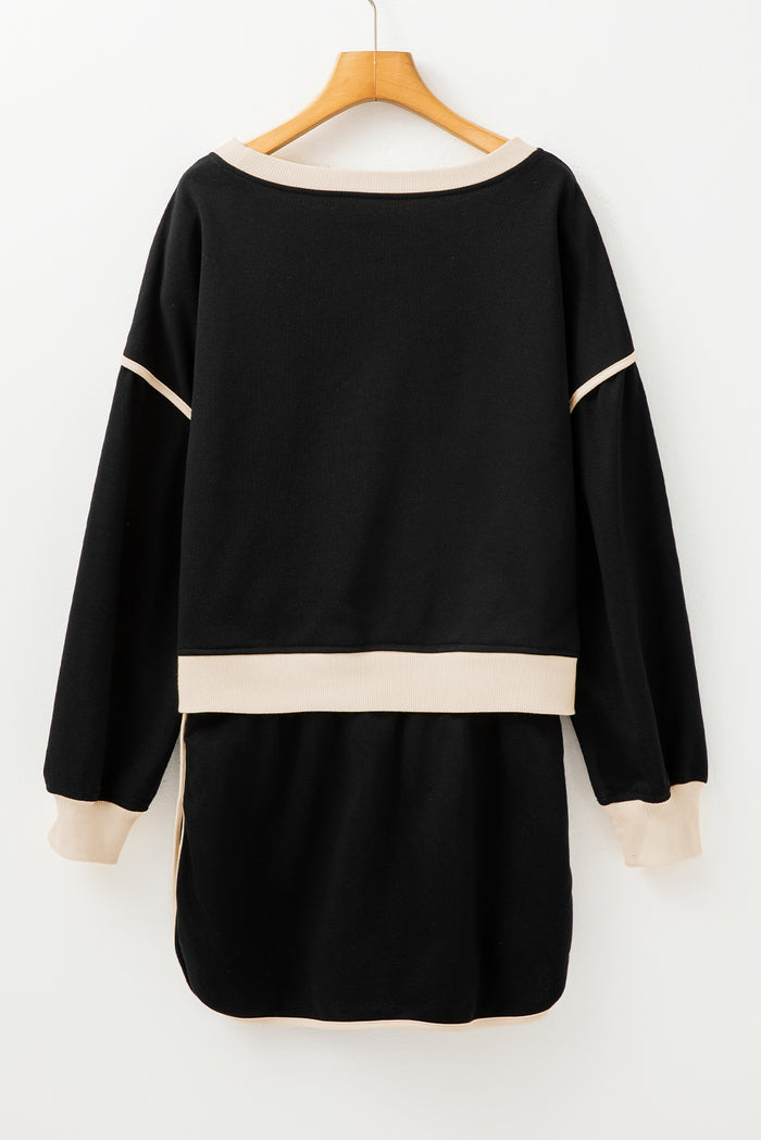 Ensemble pull ample contrasté *-A WOMAN WE LOVE