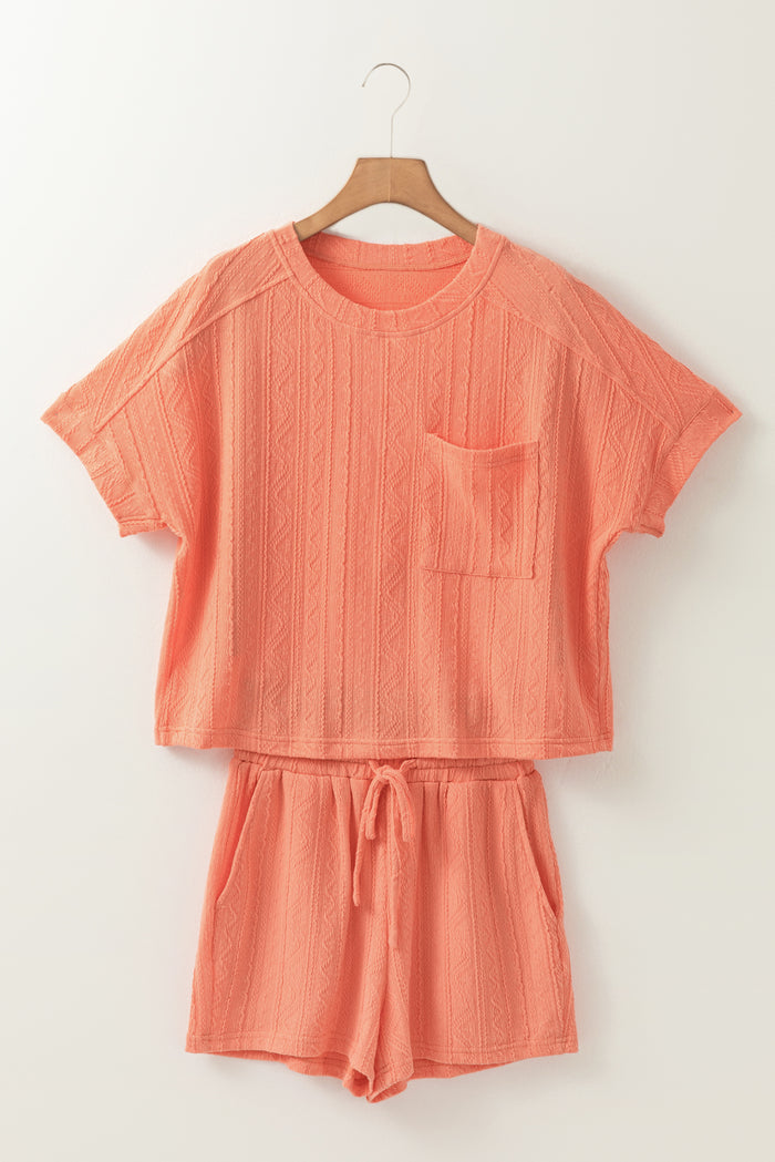 Ensemble short et haut à manches courtes *-A WOMAN WE LOVE