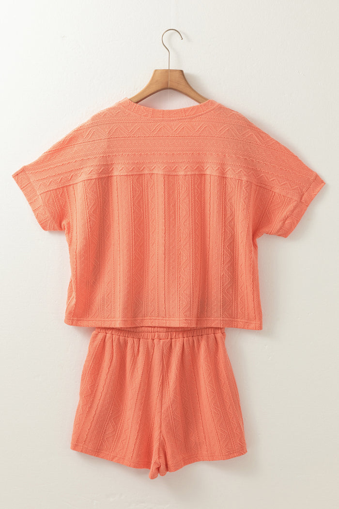 Ensemble short et haut à manches courtes *-A WOMAN WE LOVE