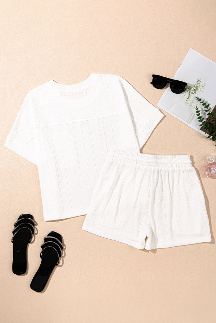Ensemble short et haut à manches courtes *-A WOMAN WE LOVE
