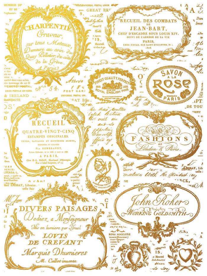 Etiquettes IOD Foil TRANSFER  PAD 12" x 16"
