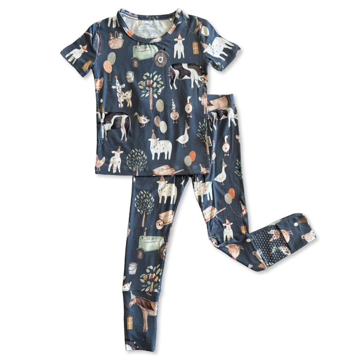 Farm Fiesta All Wrapped Up Kid's Two Piece Jammie Set