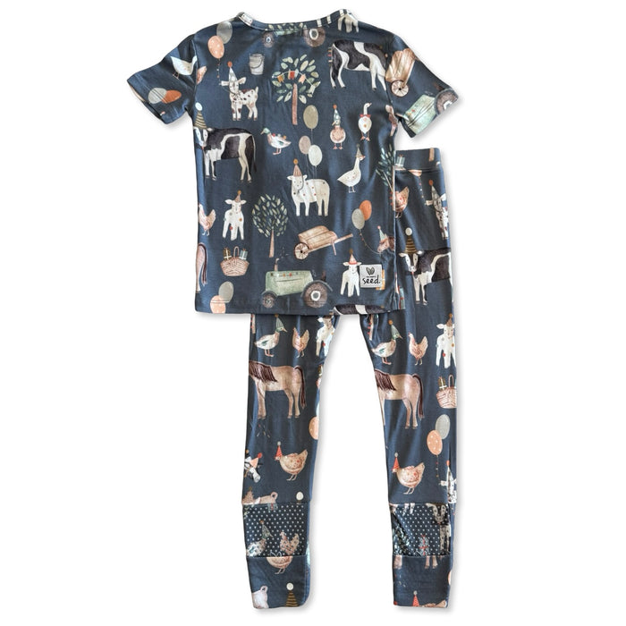 Farm Fiesta All Wrapped Up Kid's Two Piece Jammie Set