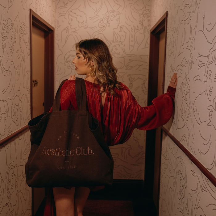 F&F Aesthetic Club Weekend Bag - Chocolate - PRE-ORDER (OCTOBER)