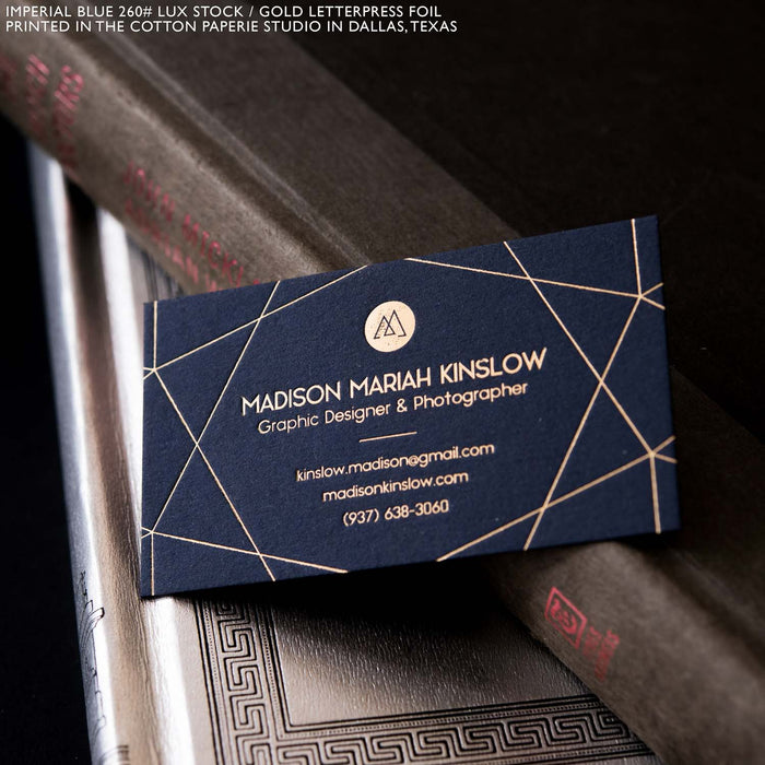 Foil Stamped Business Cards