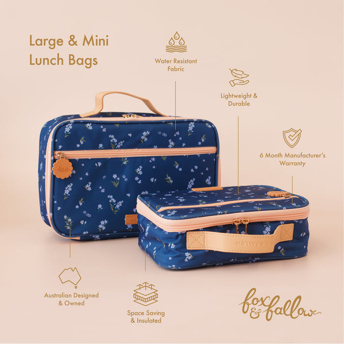 Forget-Me-Not Mini Lunch Bag - SECONDS