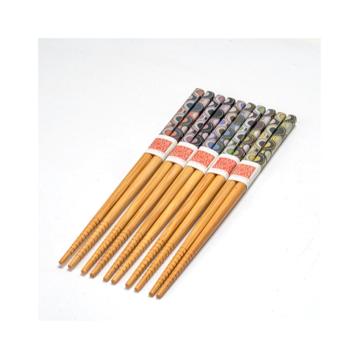 Frank Lloyd Wright Imperial Hotel Oya Carving Chopstick Set with Gift Box