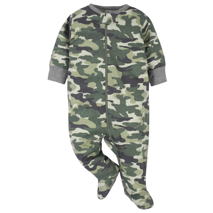 Gerber® 4-Pack Baby Boys Dino & Tiger Sleep 'N Play Bundle-Gerber Childrenswear