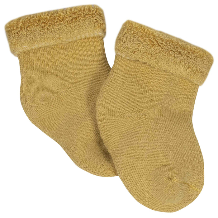 Gerber® 6-Pack Baby Boys Tiger Wiggle-Proof® Terry Bootie Socks-Gerber Childrenswear