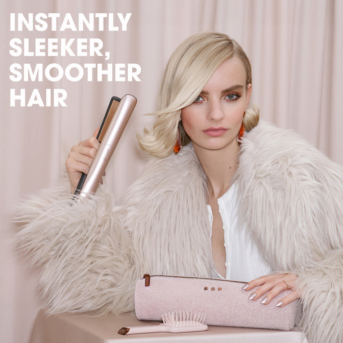 ghd Gold® Hair Straightener Festive Gift Set in Cashmere Beige