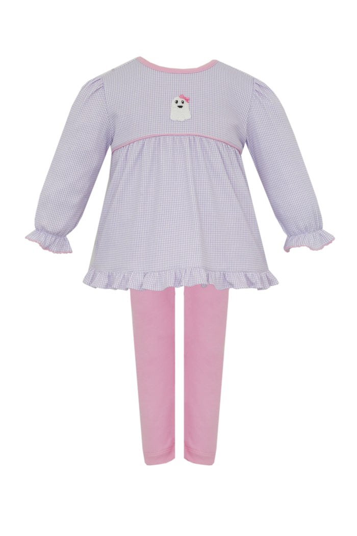 Girly Ghost Lavender Knit Legging Set