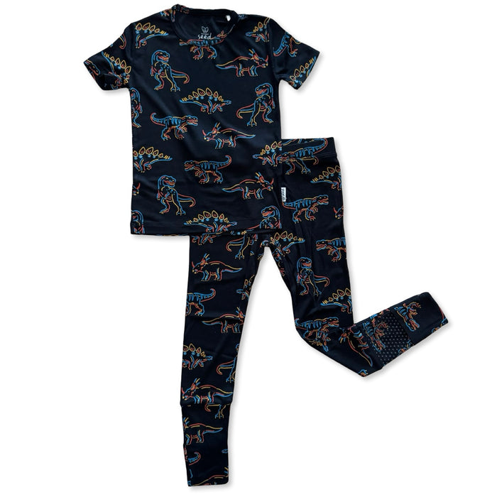 Glow-A-Saurus Short Sleeve All Wrapped Up Two-Piece Set