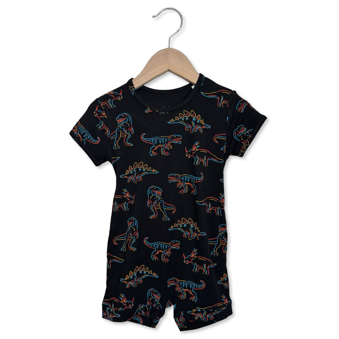 Glow-A-Saurus Shorty Romper