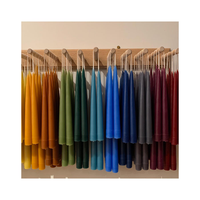 Hand-dipped 13" Tapers - Fall colors