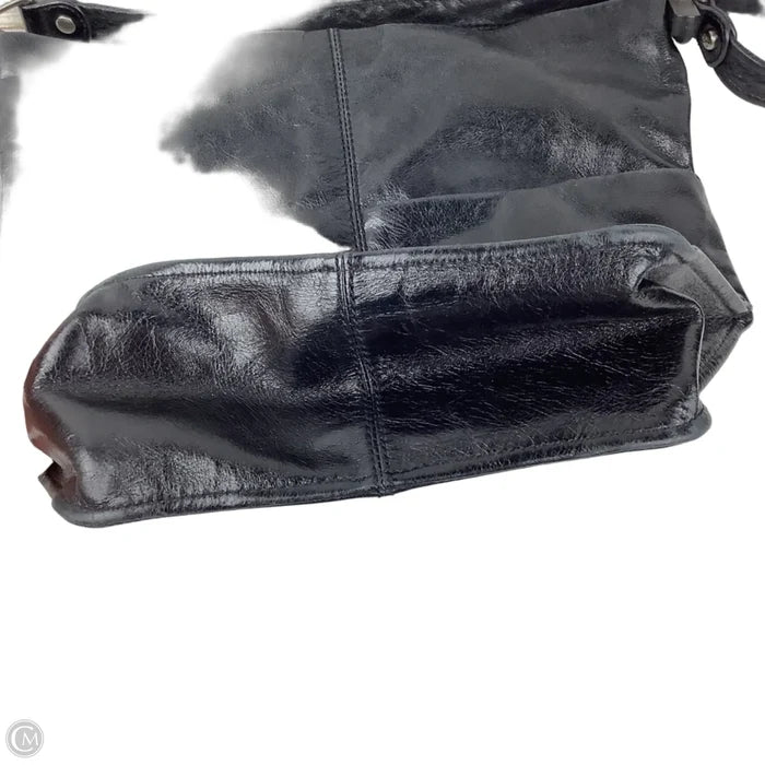 Handbag Leather By Hobo Intl, Size: Medium