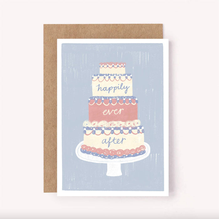 Happily Ever After Wedding Card - Congratulations Newlyweds