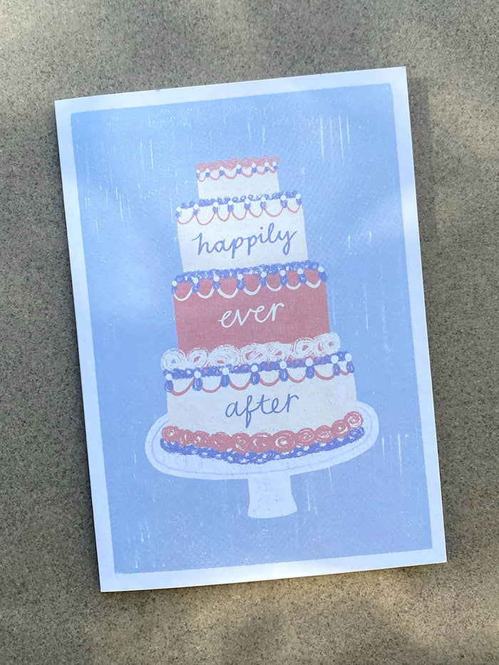 Happily Ever After Wedding Card - Congratulations Newlyweds