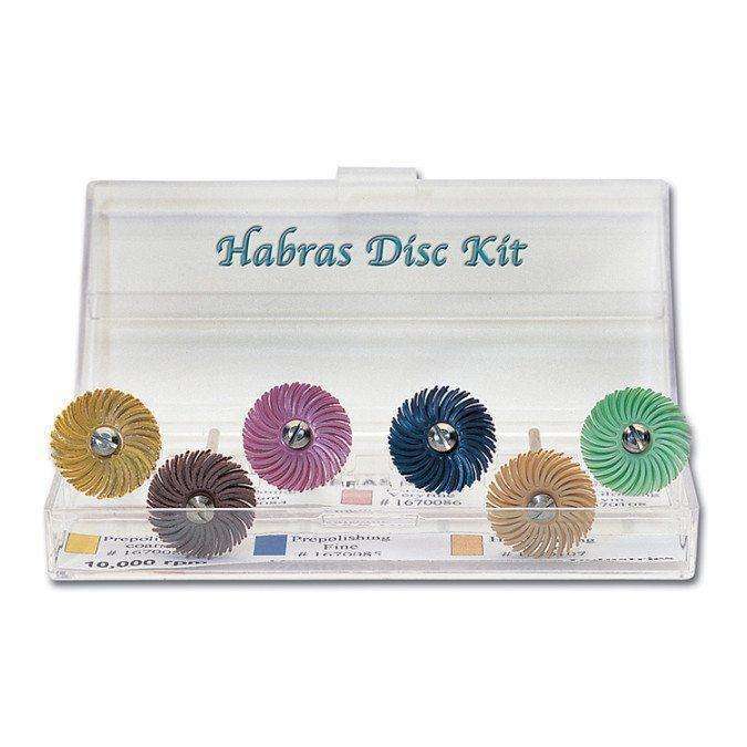 Hatho Polishing Habras Discs Fine 4/Pk blue 400 grit #1670085