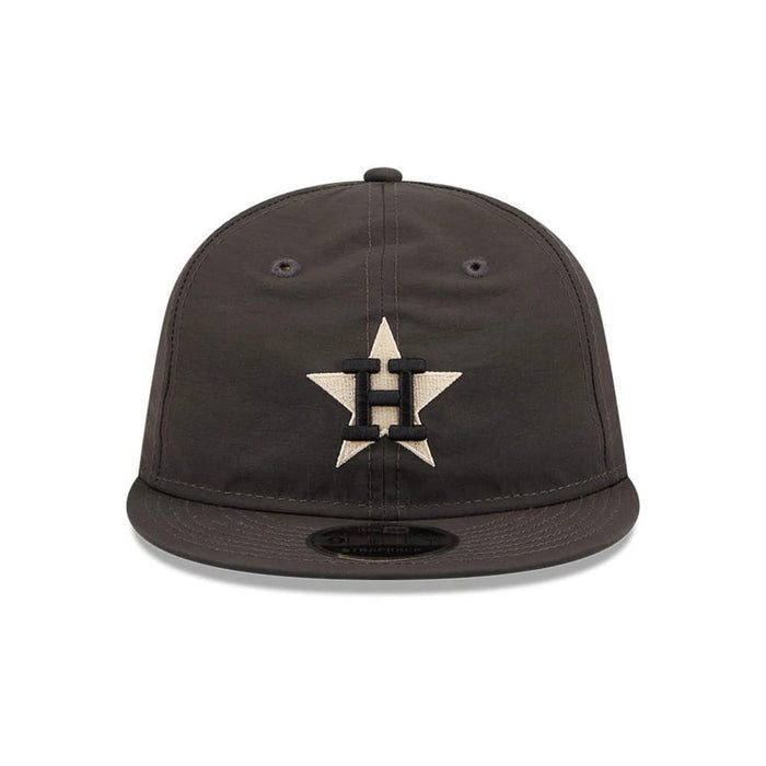 Pictured is this MLB Nylon Houston Astros Retro Crown 9FIFTY cap in black. 3