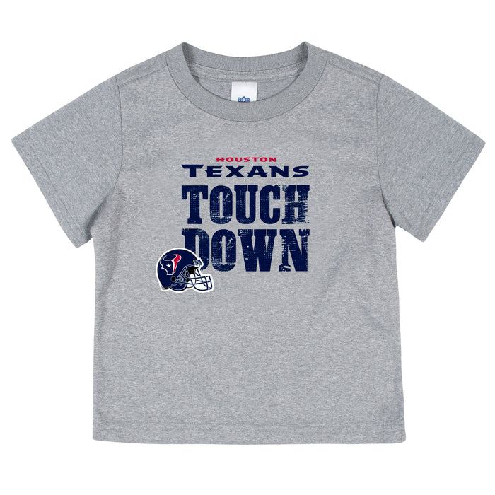 Houston Texans 3-Pack Baby Boys Short Sleeve Tee Shirts-Gerber Childrenswear