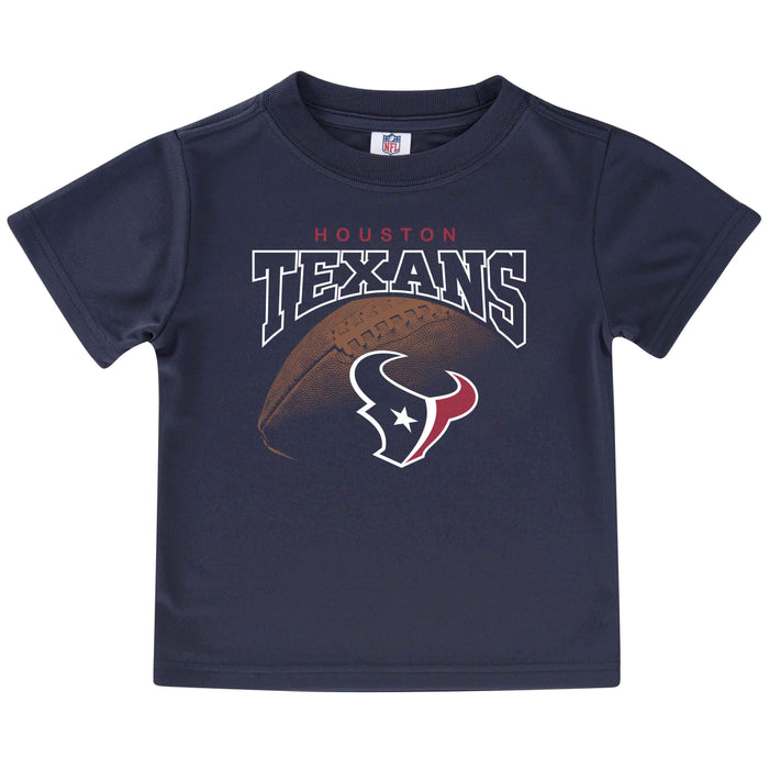 Houston Texans 3-Pack Baby Boys Short Sleeve Tee Shirts-Gerber Childrenswear