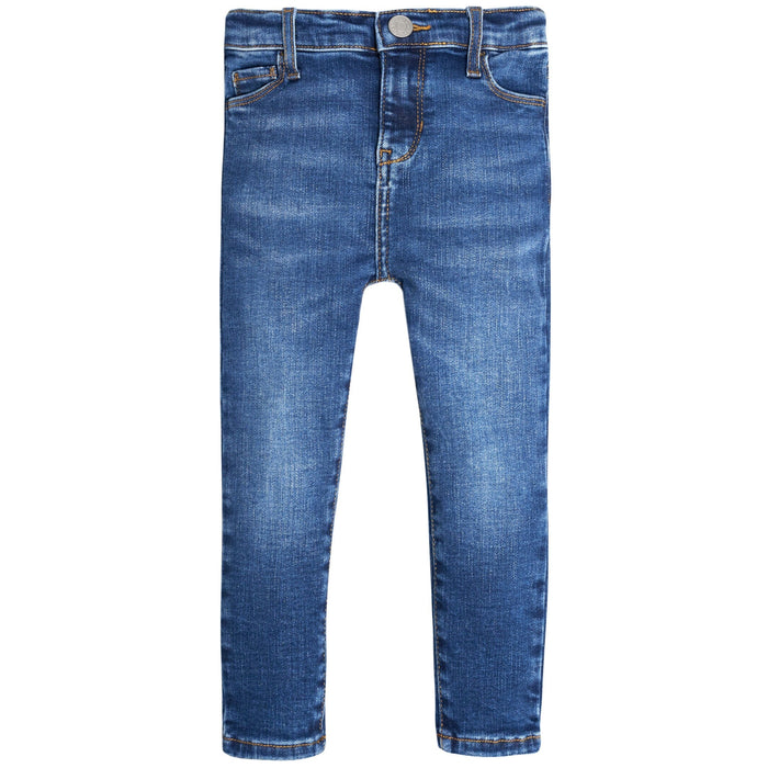 Infant and Toddler Neutral Blue Jeggings