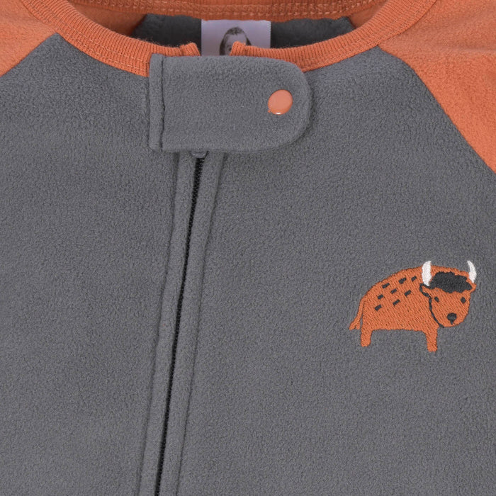 Infant Boys Buffalo Fleece Pajamas