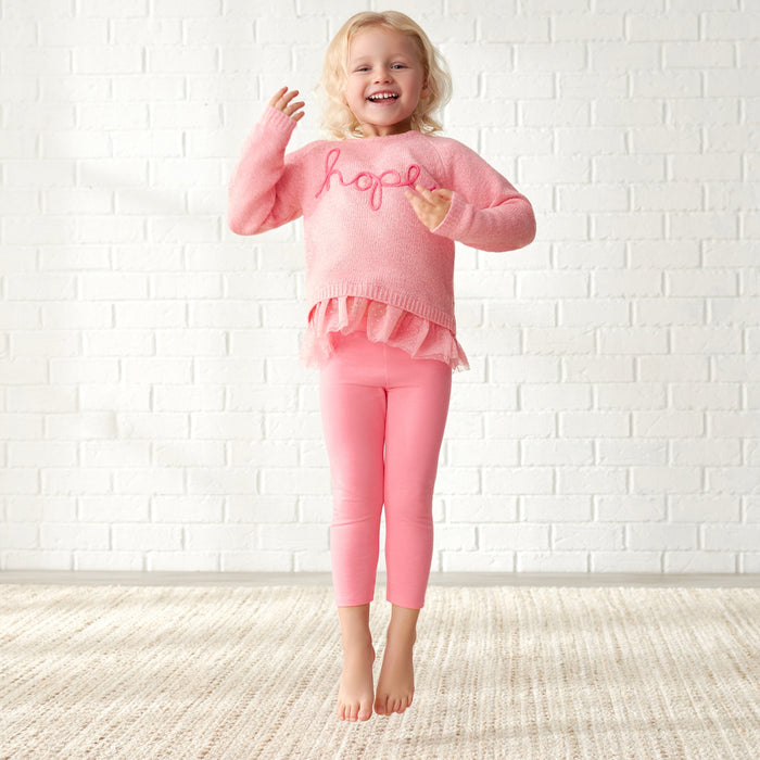 Infant & Toddler Girls Pink Leggings-Gerber Childrenswear