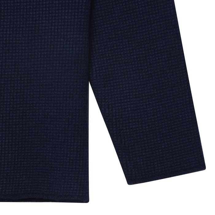 Infant & Toddler Boys Blue Henley Sweater-Gerber Childrenswear