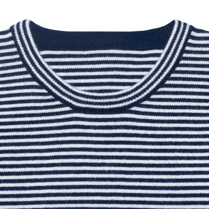 Infant & Toddler Boys Blue Striped Sweater with Pocket-Gerber Childrenswear