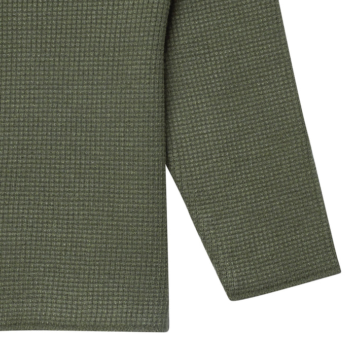 Infant & Toddler Boys Green Henley Sweater-Gerber Childrenswear