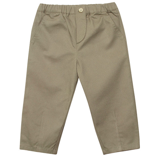 Infant & Toddler Boys Tan Canvas Pants-Gerber Childrenswear
