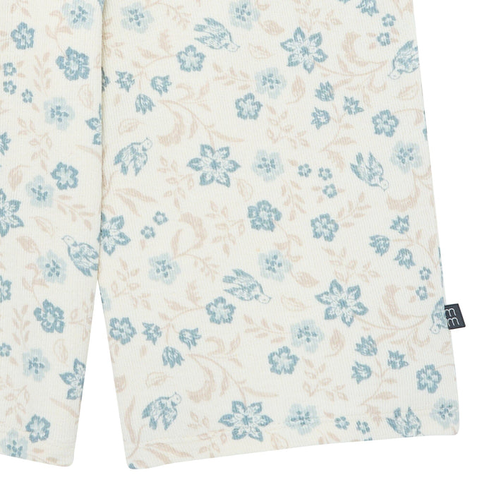 Infant & Toddler Girls Ivory Bird Floral Ruffle Wide Leg Romper rompers Modern Moments™ by Gerber®