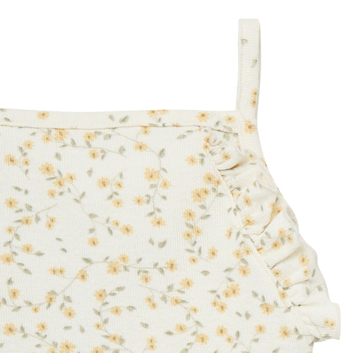 Infant & Toddler Girls Ivory Vines Ruffle Romper rompers Modern Moments™ by Gerber®