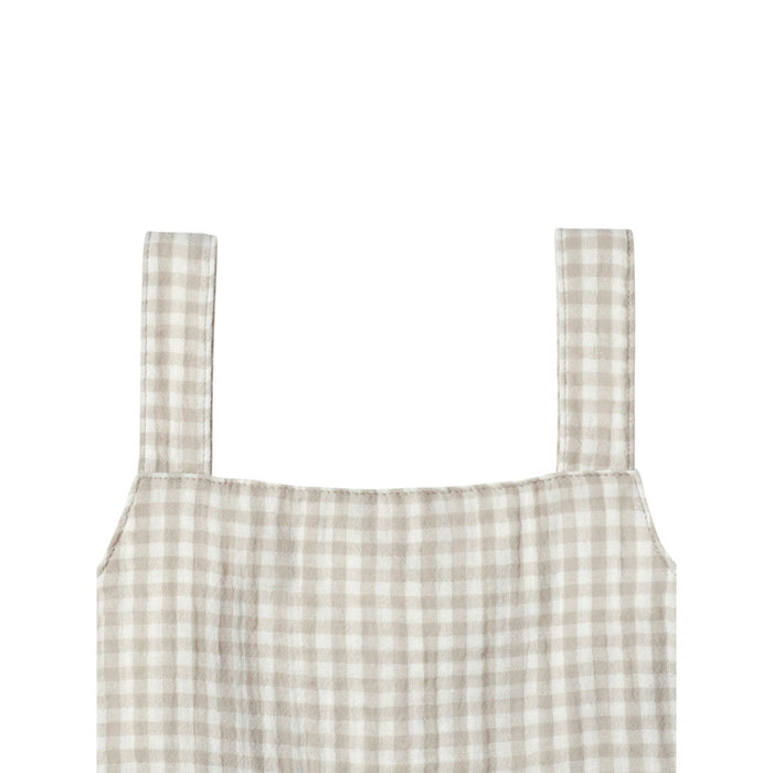 Infant & Toddler Girls Khaki Tiered Dress