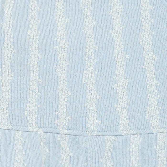 Baby & Toddler Girls Light Blue Mini Flower Stripe Ruffle Romper rompers Modern Moments™ by Gerber®