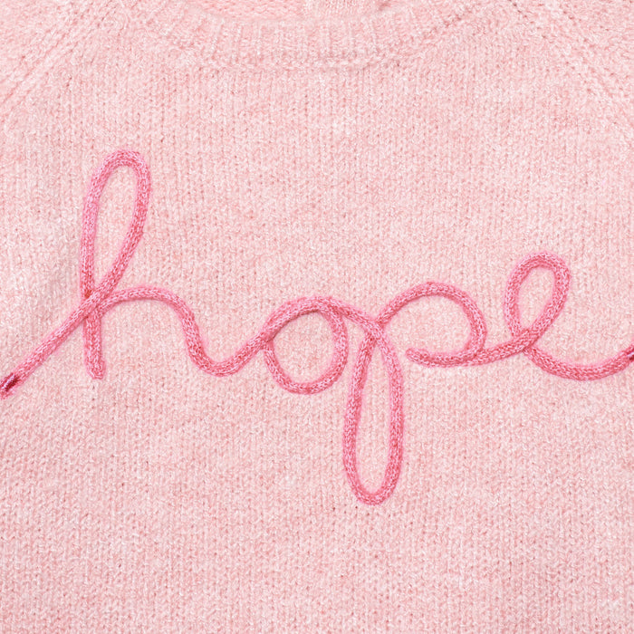 Infant & Toddler Girls Pink Sweater With Tulle Trim-Gerber Childrenswear
